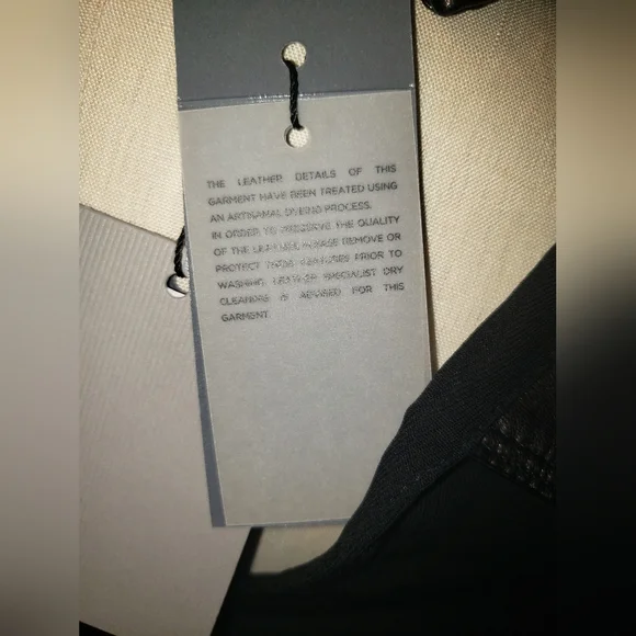 Tom Ford  Gucci 100% viscose 100% lambskin leather Black razor tank top  Bow 40 - Picture 14 of 16